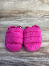 Baby Gap Plush Slide Sandals Hot Pink sz 3-6m (2c)