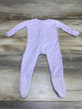 Bamboo Little Lavender Zippered Footie sz 3-6m