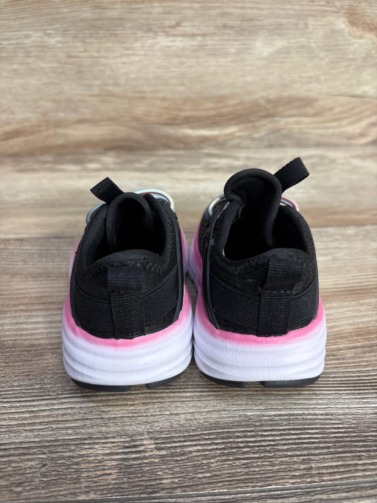 Athletic Works Cage Knit Slip-On Sneakers Black sz 5c