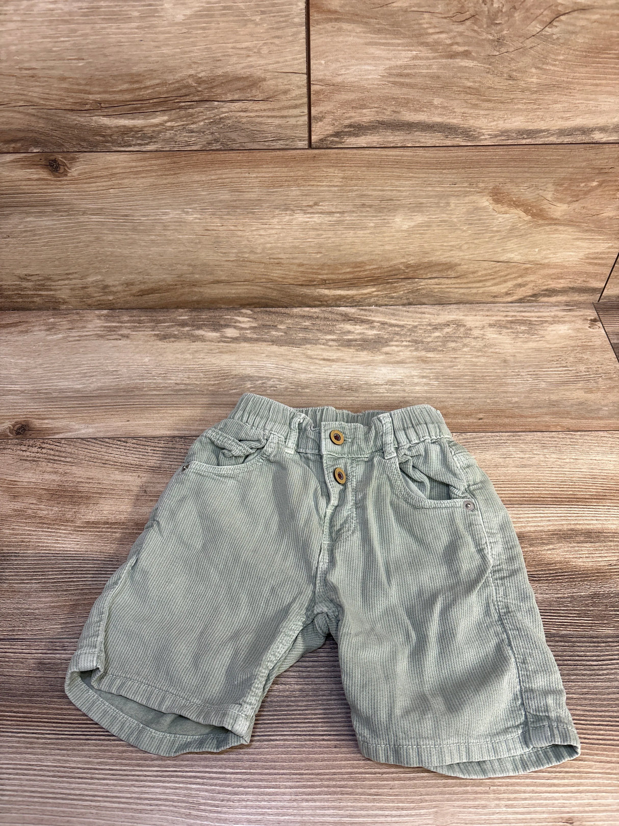 Zara Corduroy Shorts Green sz 4T