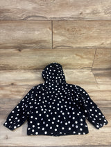 Old Navy Full Zip Polka Dot Jacket Black sz 2T