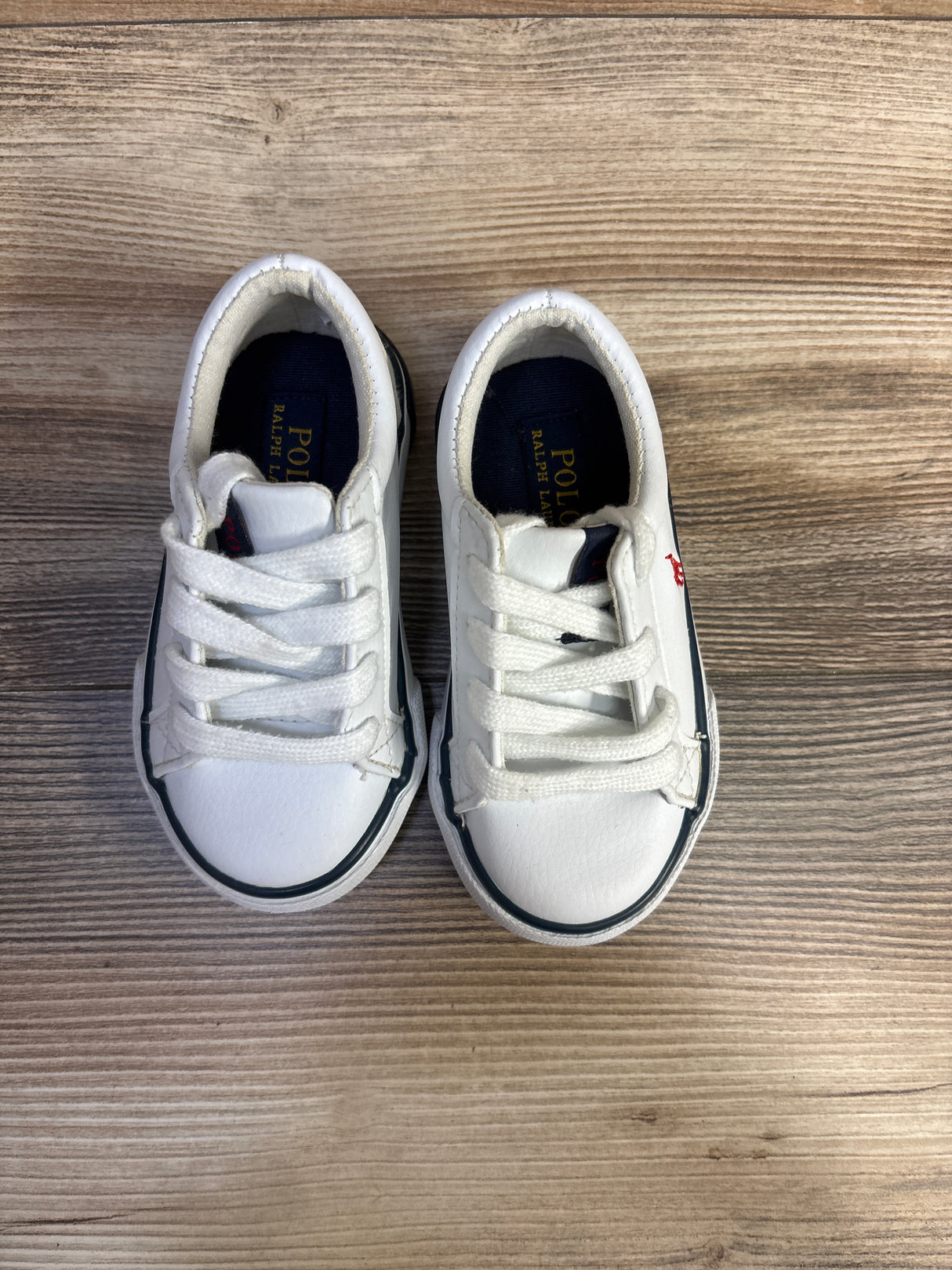 Polo Ralph Lauren Lace-Up Sneakers White sz 6c