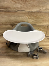 Upseat Baby Floor & Booster Seat with Tray in Grey