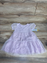 NEW Cat & Jack Tulle Overlay Dress Purple sz 3T