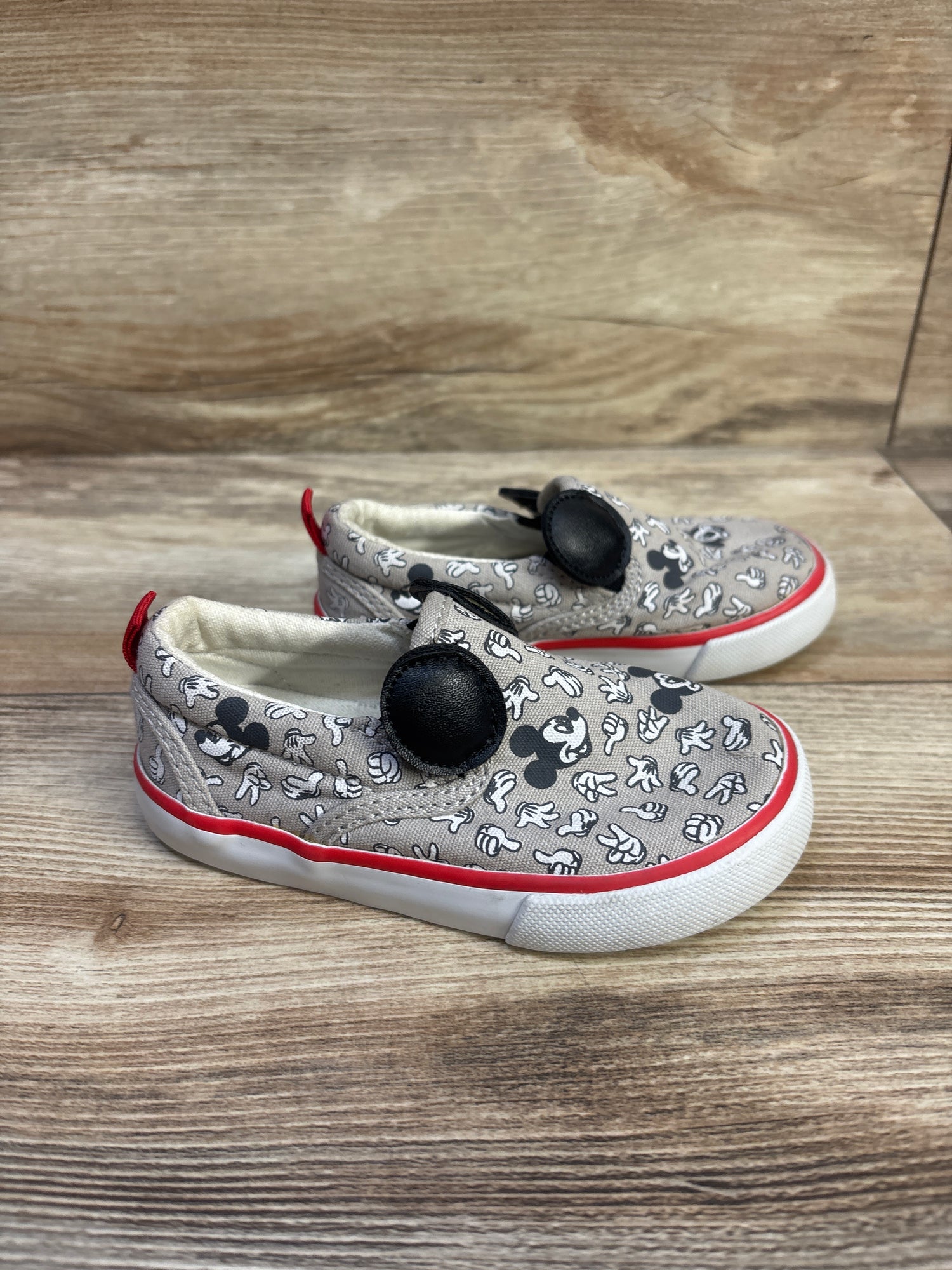 Baby Gap x Disney Mickey Mouse Slip On Sneakers Grey sz 6c
