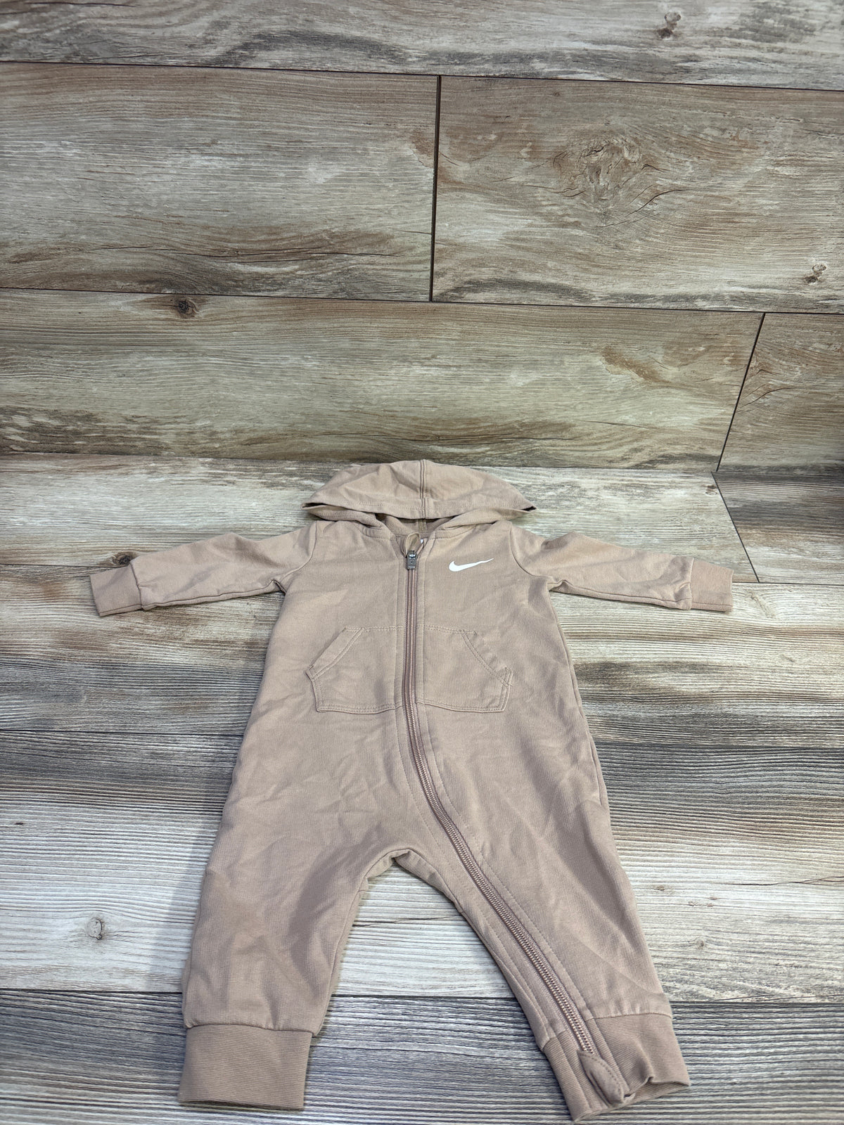 Nike Hooded Coverall Tan sz 6m