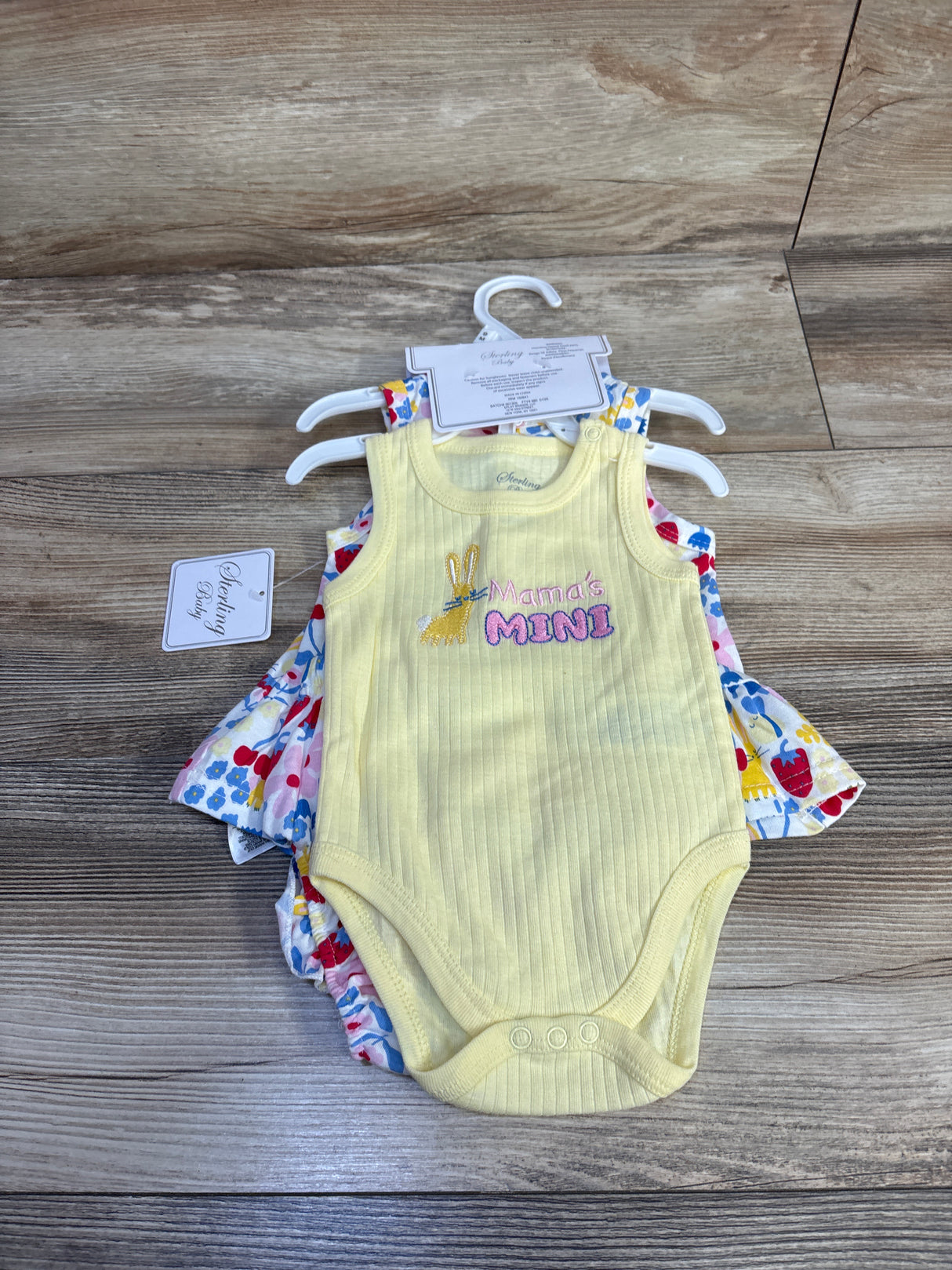 NEW Sterling Baby 4pc Dress Set with Sunglasses White sz 9m