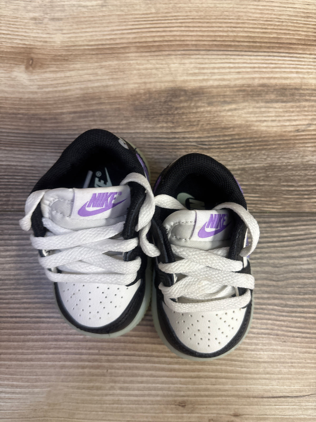 Air Jordan 1 Retro Low OG TD 'Black Raspberry' Sneakers sz 2c