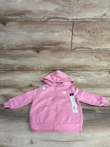 NEW Okie Dokie Full-Zip Hoodie Pink sz 9m