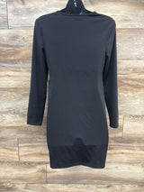 Shein Maternity Skeleton Hand Bodycon Dress Black sz Medium