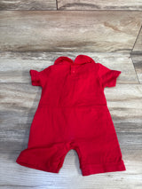 stylesilove Short Sleeves Chic Car Racer Romper Red sz 9-12m