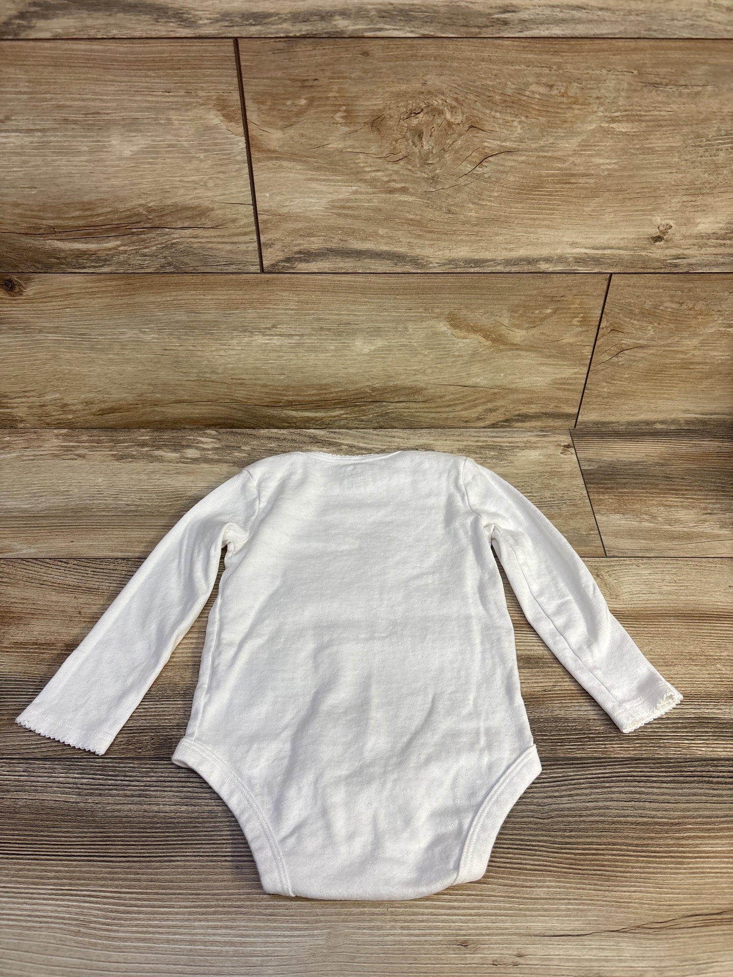 Carter's Pointelle Bodysuit White sz 24m