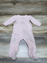 Carter's Heart Print Sleeper Pink sz 9m