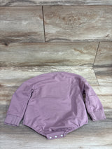 FYBITBO Spooky Season Sweatshirt Bubble Romper Purple sz 18-24m