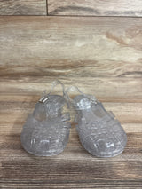 Kidsun Fisher Man Jelly Sandals Clear Glitter sz 9c
