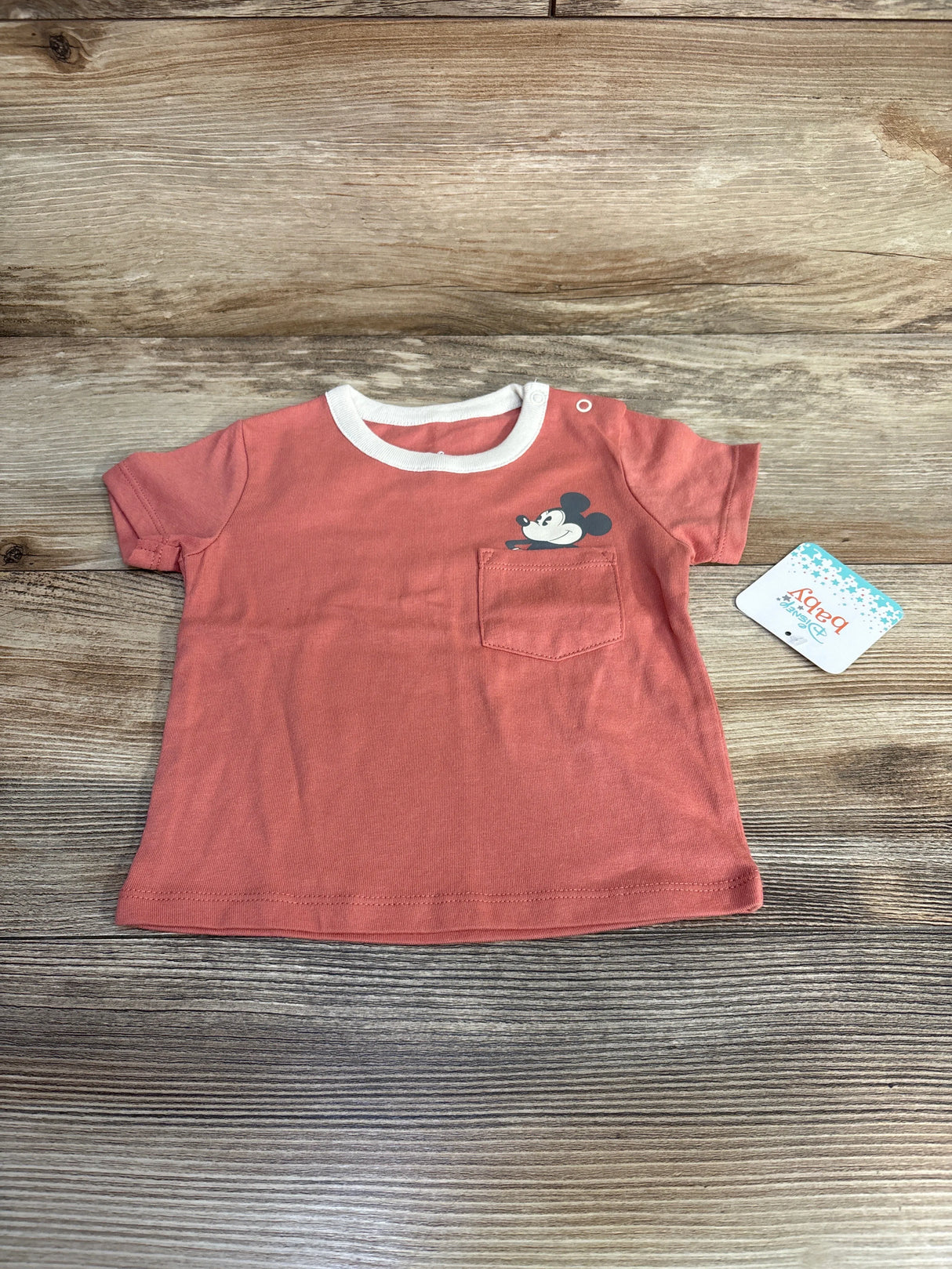 NEW Disney Baby Mickey Mouse Pocket Shirt sz 12m