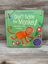 UsBorne Touchy-Feely Sound Don't Tickle the Monkey! Board book