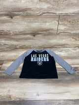 NFL Las Vegas Raiders Shirt Grey/Black sz 3T