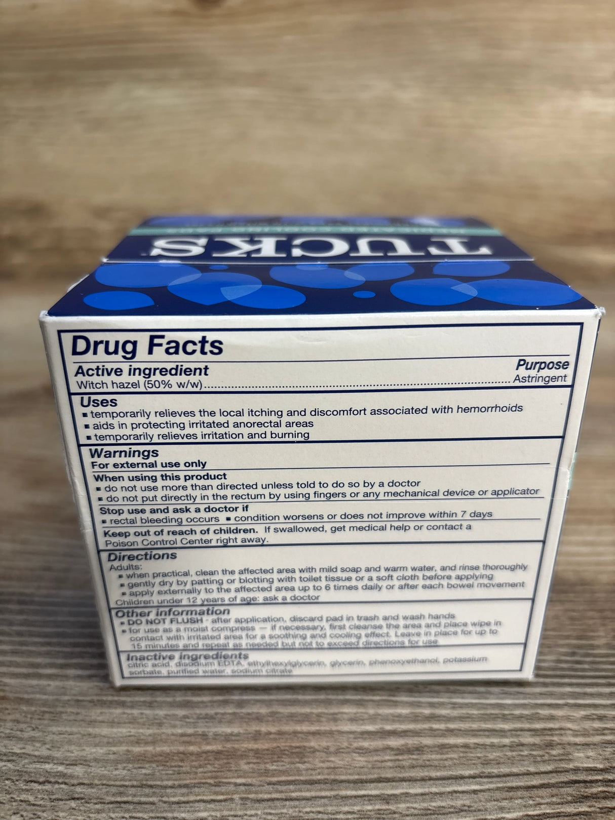 NEW TUCKS Medicated Cooling Pads, 100 Count