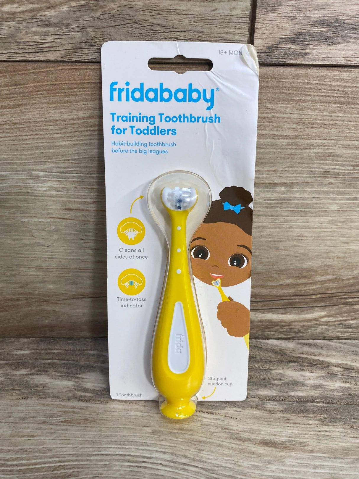 NEW Fridababy Training Toothbrush For Toddlers Yellow