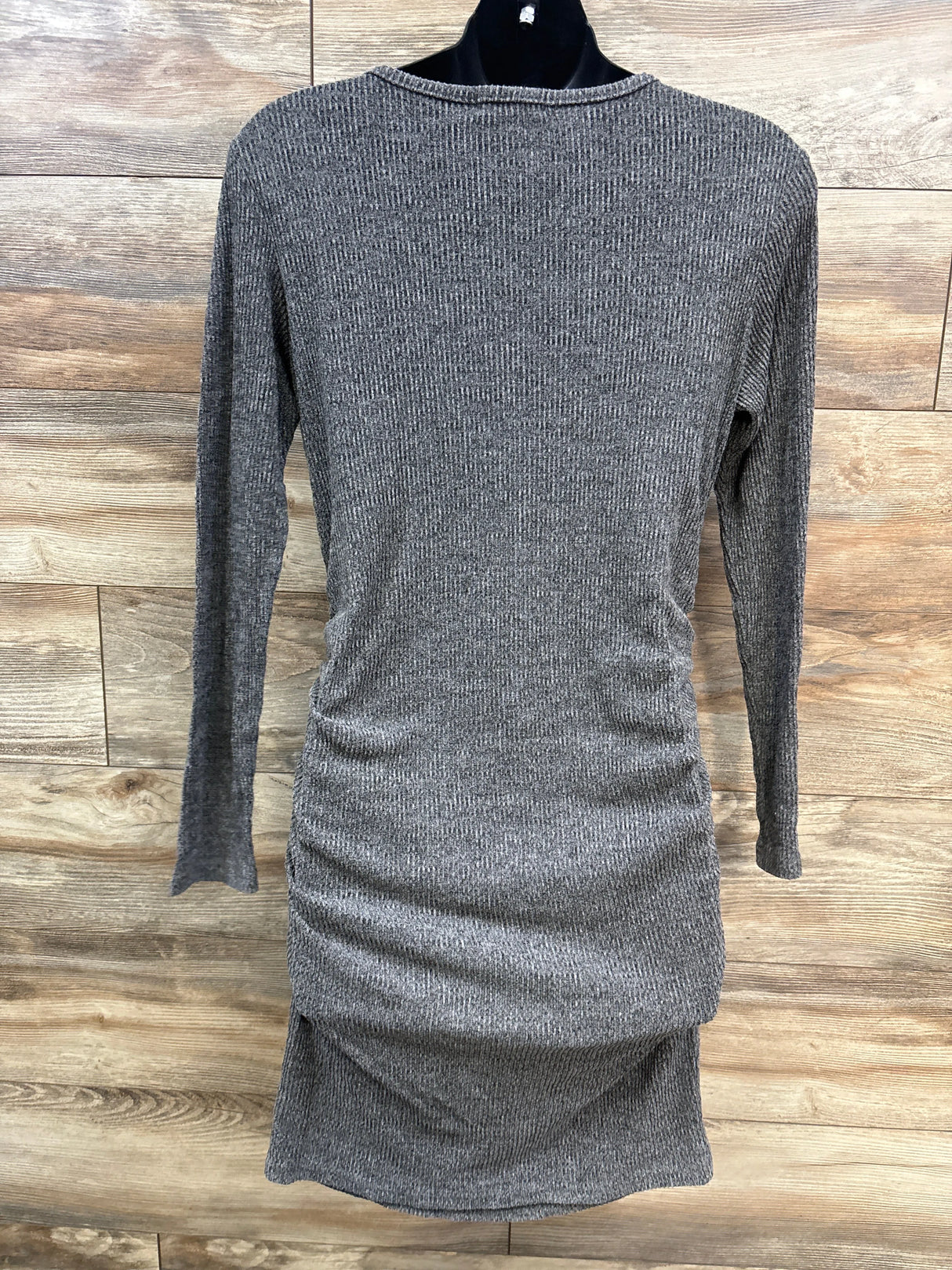 Smallshow Ribbed Bodycon Dress Grey sz Large