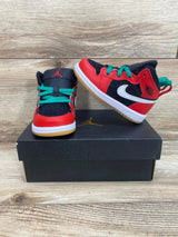 NEW Air Jordan 1 Mid SE TD 'Christmas' Sneakers sz 6c