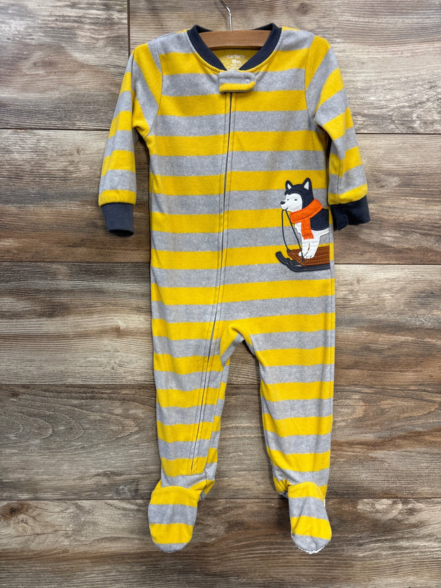 Carter's Striped Blanket Sleeper Yellow sz 18m - Me n Mommy To Be
