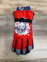 NEW ThermaWear Kid's Unicorn Winter Ski Gloves Red