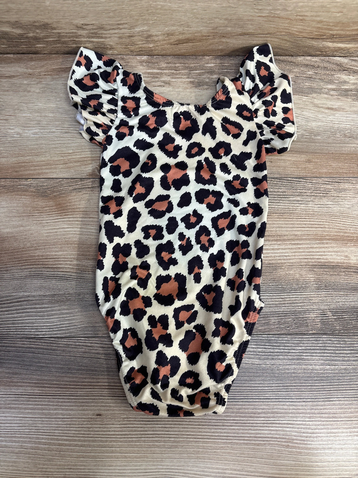 Mila & Rose Flutter Sleeve Leopard Leotard sz 12-24m - Me n Mommy To Be