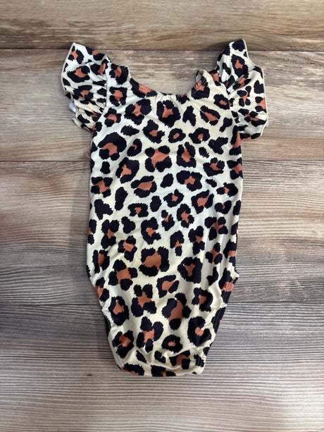 Mila & Rose Flutter Sleeve Leopard Leotard sz 12-24m - Me n Mommy To Be