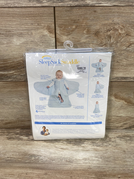 NEW HALO Sleepsack Swaddle, 3-Way Adjustable Wearable Blanket, TOG 1.5, NB