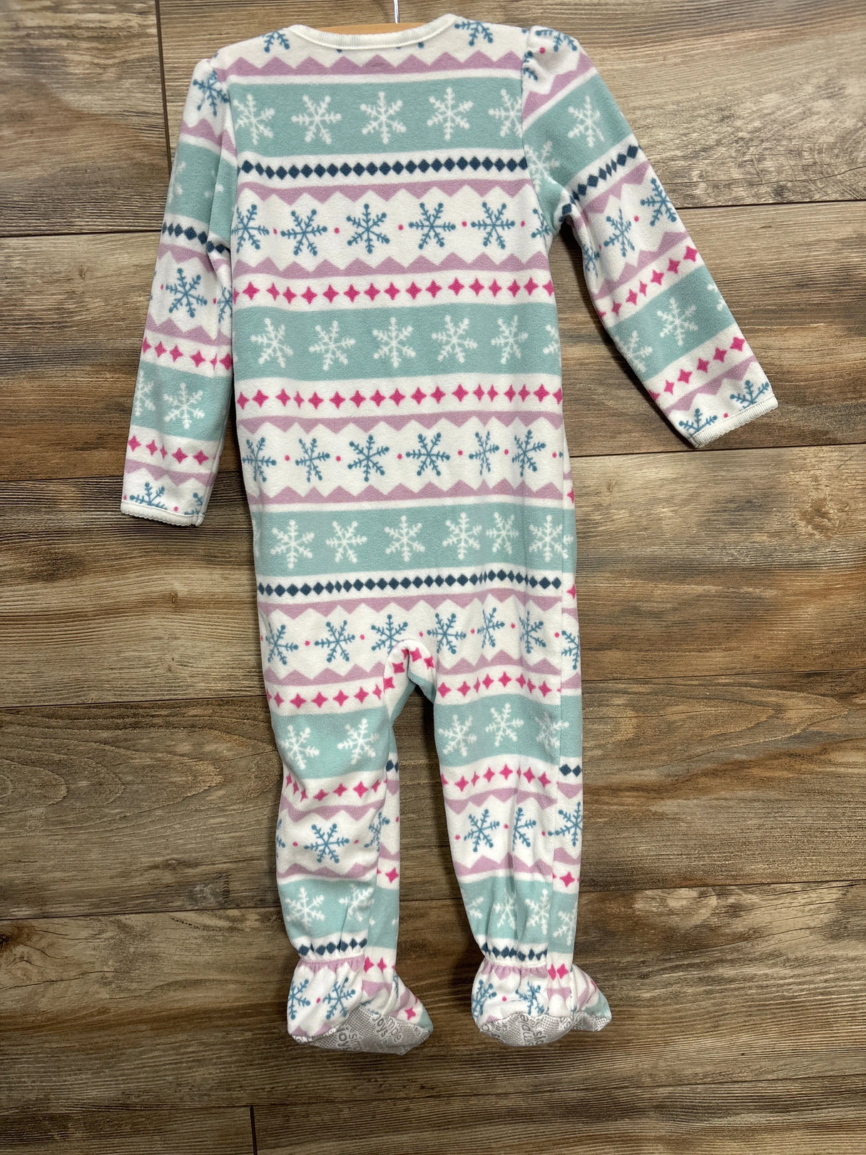 Simple Joys Snowflake Blanket Sleeper Blue sz 2T