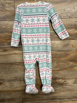 Simple Joys Snowflake Blanket Sleeper Blue sz 2T