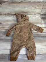 Just One You Reindeer Hooded Coverall Brown sz 3m
