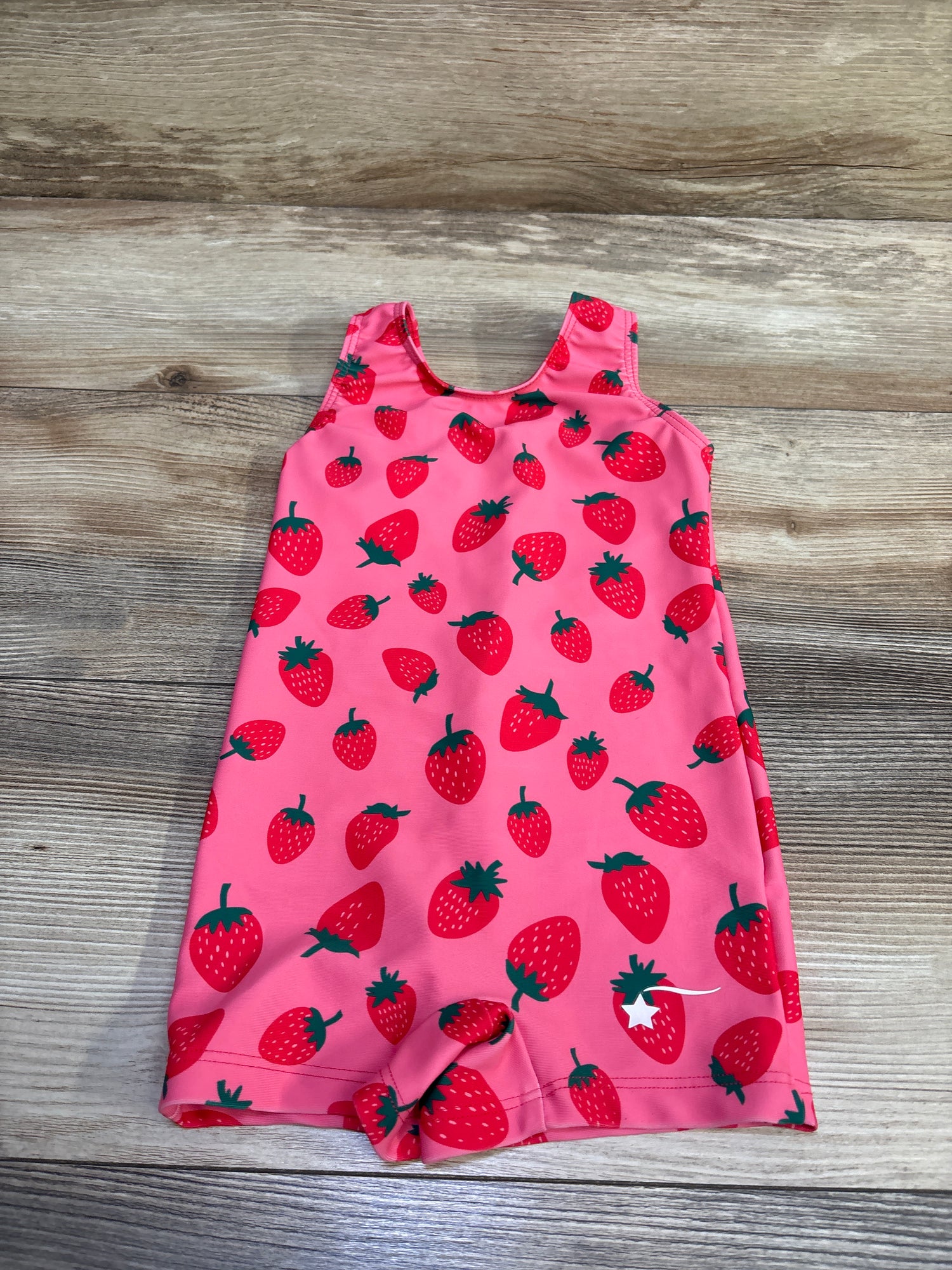 Destira Strawberry Print Leotard Pink sz 2T