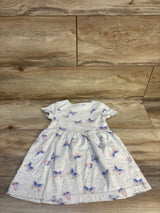 Carter's Butterfly Dress Grey sz 2T
