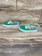 Vans Sesame Street x Authentic 'Sesame Street Family' Green Shoes sz 2Y