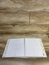 Baby milestone journal tracking 9 & 10 months old, perfect for newborn keepsakes and first year memories