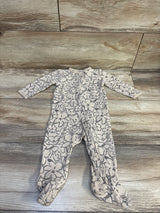 Carter's Floral Waffle Knit Sleeper Beige sz 6m