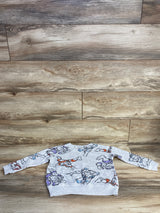 Nickelodeon TMNT Pull Over Sweater Grey sz 5T