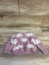 Carter's Floral Knit Sweater Pink sz 12m