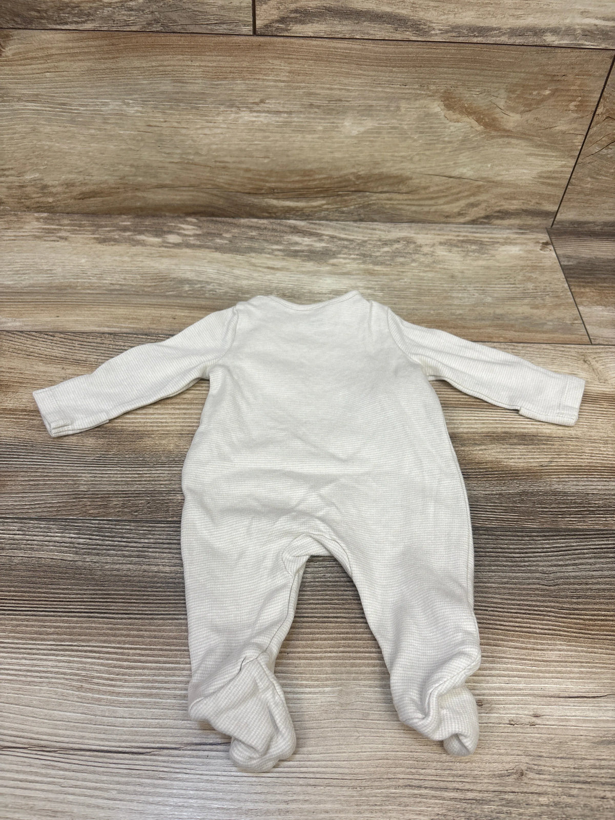 Fred & Flo I Love My Daddy Side Zip Sleeper Beige sz Newborn