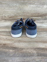 The Children's Place Toddler Boys Chambray Boat Shoes - Navy Sz 7c