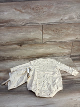 NEW Cat & Jack Polka Dot Bodysuit & Hat Set Yellow sz 18m