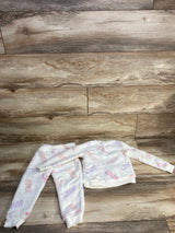 Juicy Couture 2pc Plush Pull Over Sweater Set White sz 24m