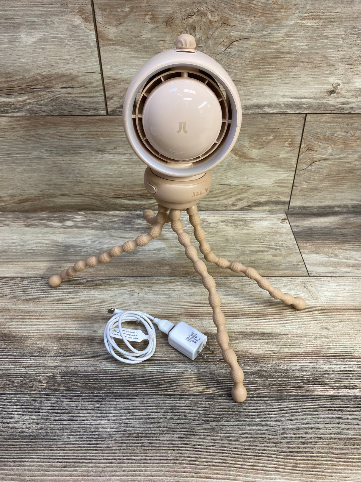 JISULIFE Stroller Fan, Brown