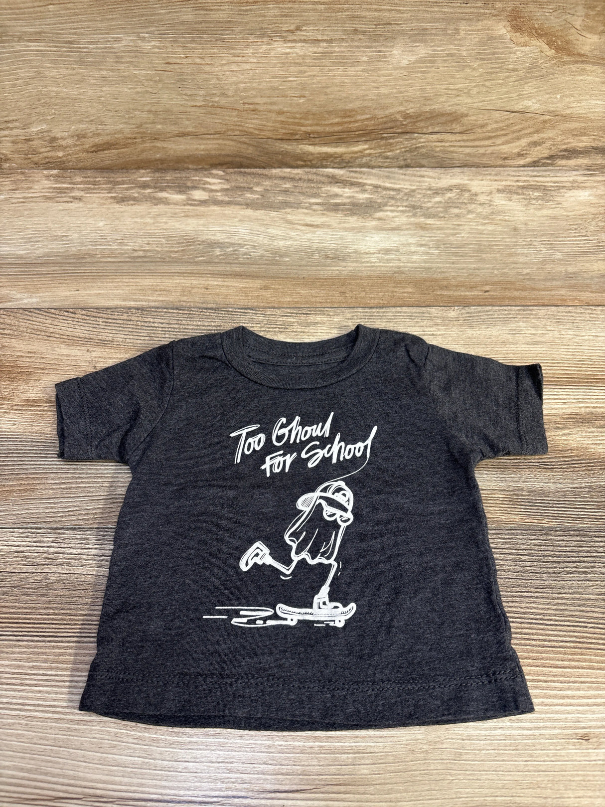 To Ghoul For School Shirt Grey sz 0-3m - Me n Mommy To Be