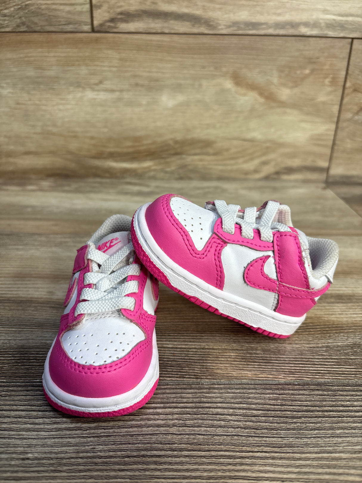 Nike Dunk Low TD 'Laser Fuchsia' Sneakers sz 2c