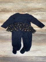 Koalakids Tutu Footed Coverall 'Little Miss Boo tiful' Black Sz 0-3m - Me n Mommy To Be