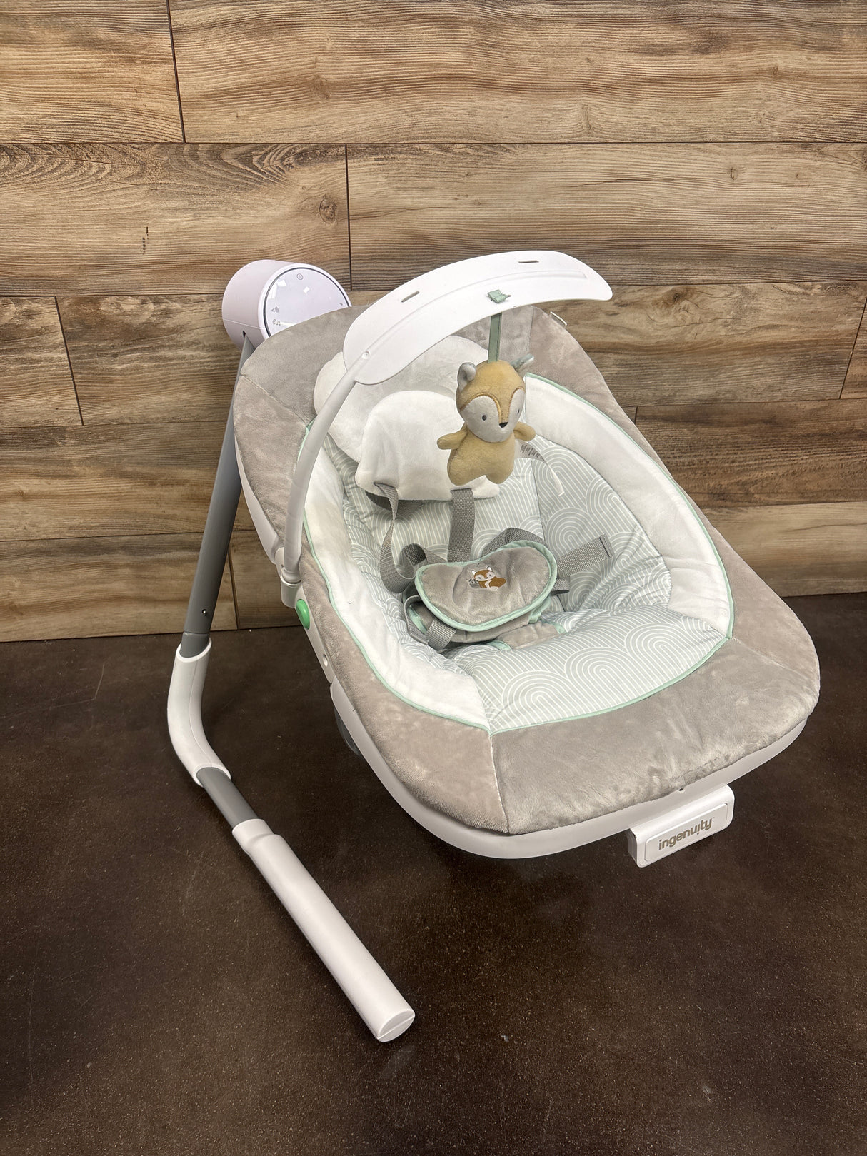 Ingenuity Anyway Sway Portable Foldable Baby Swing in Ray